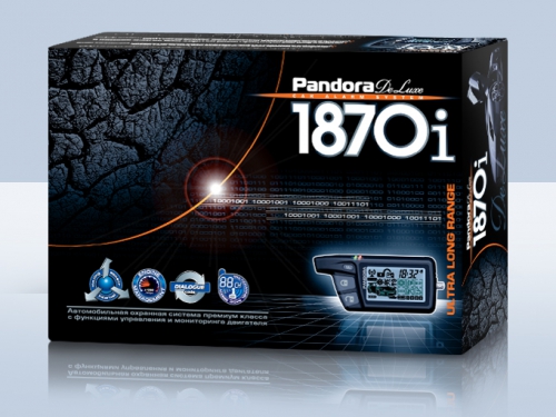 Автосигнализация с 2-ух стороней связью и автозапуском Pandora Deluxe 1870i Pandora Deluxe 1870i. Технические характеристики Deluxe 1870i.